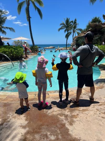 五人家族になってハワイに行ったら色々大変だったけど、楽しさも5倍だってよ!1