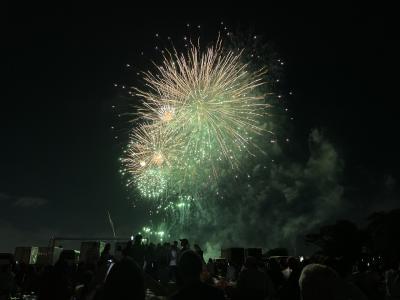 都内散歩（慶應義塾三田キャンパス）と江戸川花火大会