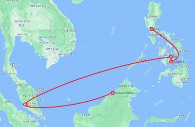 ■海外逃亡１７■→東南アジア２…０日目出国