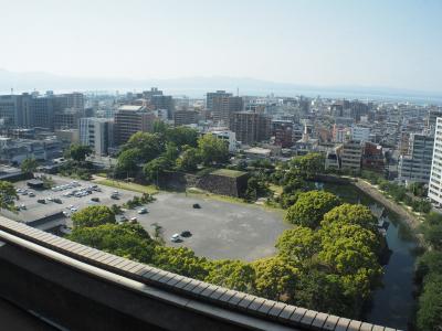 大分市の大分城址公園などの街歩き