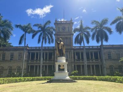 ハワイ旅行4泊6日*4日目後半~帰国*出雲大社、カメハメハ、エッグスンシングス