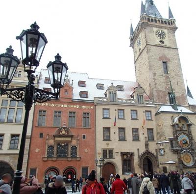 久々のヨーロッパはチェコでクリスマスマーケット巡り【５０】プラハの街歩き：市庁舎ガイドツアー