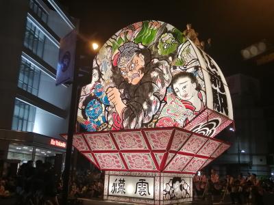 ’２３　青森・秋田夏祭り巡り１９　弘前ねぷたまつり（駅前コース）