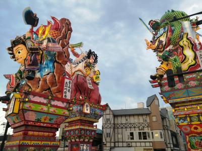 ’２３　青森・秋田夏祭り巡り２６　五所川原 立佞武多（大型立佞武多出庫～祭り開始前まで）