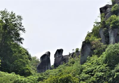 2023.6中津日田別府旅行3-日田天領水の宿に1泊，豆田町を散歩，深耶馬渓に