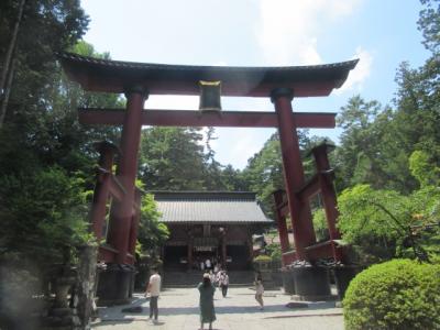 富士浅間神社でパワーからのわさびソフトクリーム