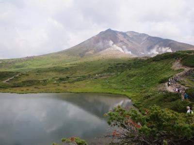 十勝岳・旭岳登山を兼ねて道央の観光をしました。