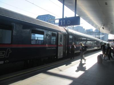 2023Luglio France, Italia, Österreich#7 Nightjet ウィーン行寝台列車