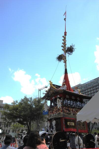 夏の暑い京都へ。その25　京都祇園祭、いよいよ山鉾巡行を見る！観る！　PART1