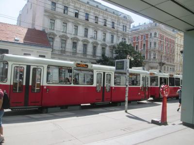 2023Luglio France, Italia, Österreich#8 Tram Ringstraße 路面電車でリンクを周り