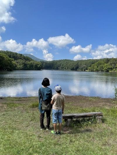 孫のお供で初コテージ(斑尾高原）後編