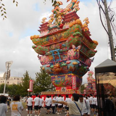 ⑤2023年　東北　夏祭り9連続　秋田の能代の天空の不夜城　八戸の三社大祭、相馬、弘前　五所川原　青森ねぶた仙台すずめ踊り七夕