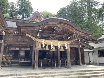 2023夏旅その6 白山比咩神社と金劔宮と萬寿荘さわだ旅館