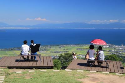 涼しさを求めて滋賀の旅♪　風鈴まつり、箱館山、姉川のサギ＆琵琶湖の夕陽