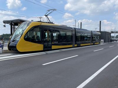 宇都宮旅行(開業3日目の宇都宮ライトレールに乗車)