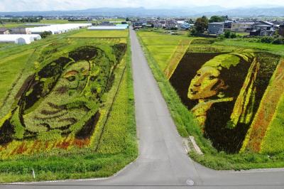 田舎館のたんぼアート・旦那の東北温泉ドライブ旅に便乗2023夏７泊８日⑭８日目