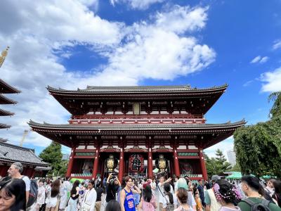 友達が遊びに来たので浅草と横浜観光へ行こう～♪