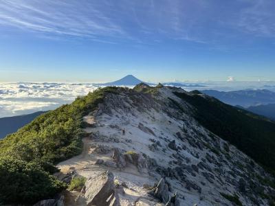 久しぶりの南アルプス登山