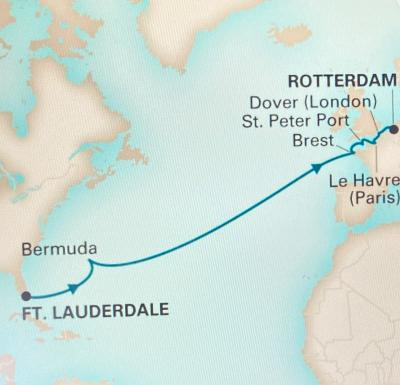 14泊 N Statendam★1★4 Wed, Apr 10 King's Wharf, Bermuda