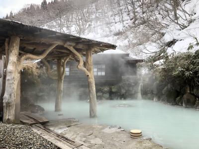 J87. 乳頭温泉郷鶴の湯温泉で茅葺屋根の本陣に泊まる + 一瞬和田岬線