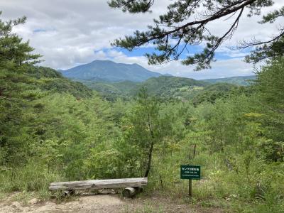 家から登山　善光寺の裏庭の地附山へ