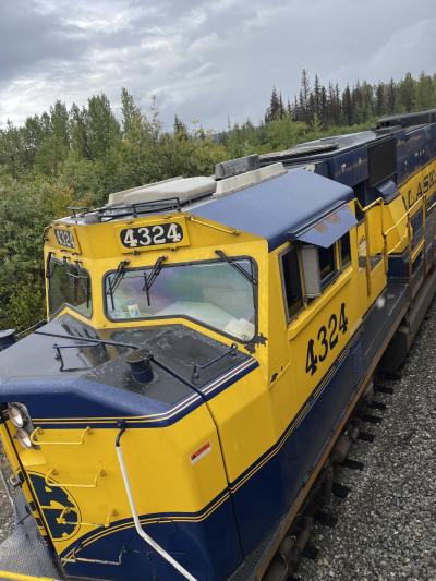 アラスカ旅行　2023年夏 (３日目)  ～  アラスカ鉄道