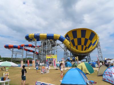 【2023.8】芝政ワールドに行ってきたにゃ！（巨大プール/キッズパラダイス、まつや千千（夏祭り、ビンゴ））