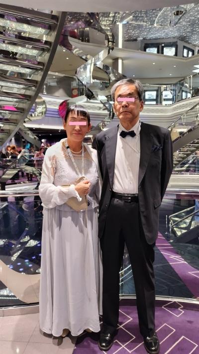 初クルーズベリッシマ2日目2023/9/4終日航海