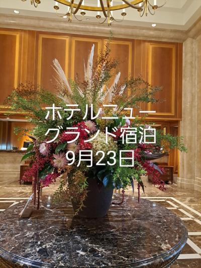 ホテルニューグランド宿泊9月23日