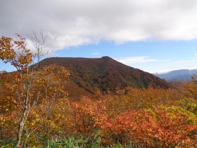 紅葉の高松岳登山