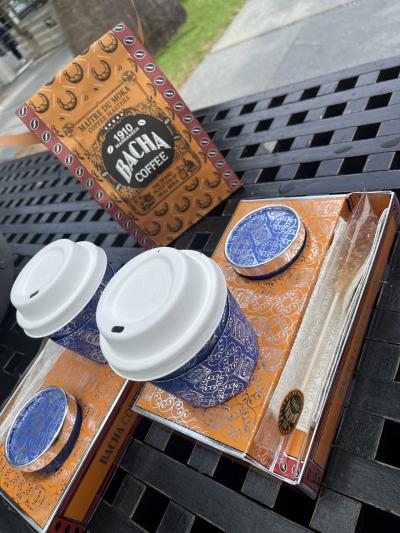 新品未開封　bacha coffee シンガポール航空　限定　ガラスストロー 新品未開封bacha coffee シンガポール航空限定ガラスストロー