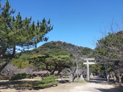 山口一周　お城巡り　萩城跡 2/22 01