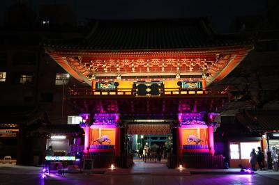 神田明神と六本木の夜景