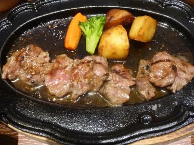 宮崎牛ステーキと宮崎地鶏 肉バル食堂 晴マチでステーキランチ編＝日豊本線の未踏破区間乗車目的宮崎市２泊３日旅＝