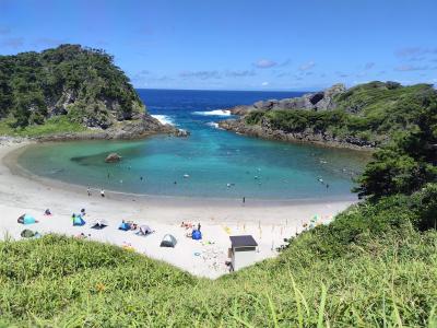 23年8月 海水浴＠新島＆式根島