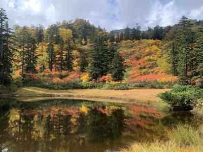 紅葉の大雪高原温泉沼めぐり