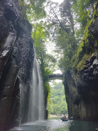 福岡空港から九州ドライブ1泊2日・阿蘇～高千穂～大岩戸神社～稲積水中鍾乳洞～九重夢大吊橋・1日目