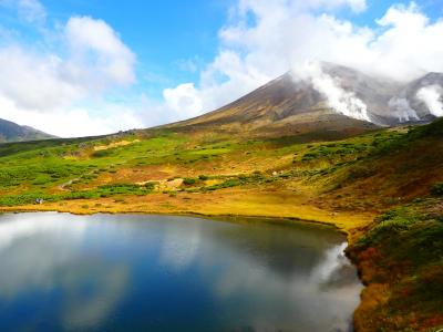 何とか紅葉になっていた大雪山周辺を巡る　３日目　旭岳と上野ファーム