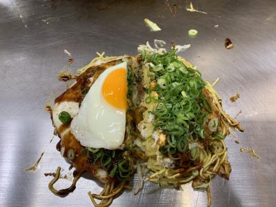 広島市内で食べた ２ヶ所 広島風お好み焼き & あなご飯