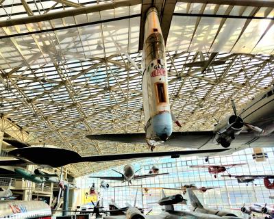シニアトラベラー！シアトル&バンクーバー満喫の旅（28）『Museum of Flight』グレートギャラリー“戦闘機に乗れた！笑”