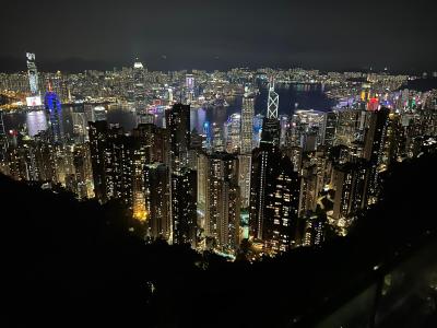 香港ビクトリアピークからの眺め