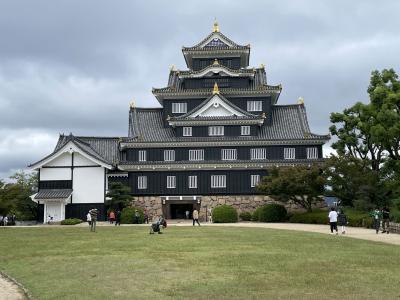 2023年10月　岡山旅行１　岡山城・後楽園