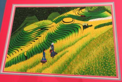 ホアンキエム湖での晩秋  (油絵) ホアンキエム湖での晩秋 (油絵)｜ジグソーパズル