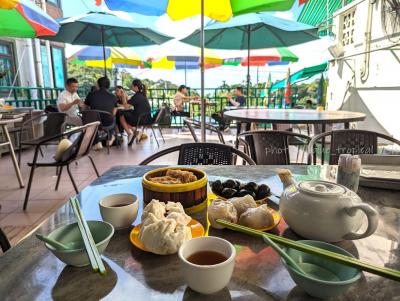 香港★中秋節●川龍村端記茶樓で飲茶 中秋節イベント 荃灣公園でお月見