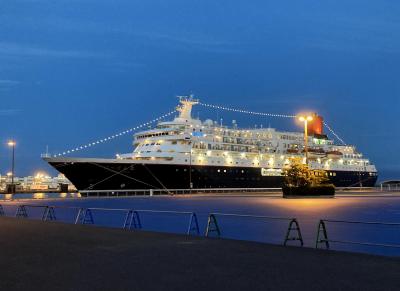 にっぽん丸 八丈島・大洗花火クルーズ (3~4日目): マーチと魚市場と花火を堪能。