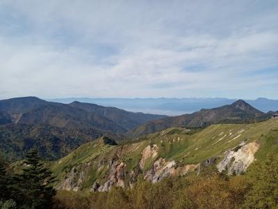 志賀高原２０２３紅葉　【１】草津白根山および渋峠周辺