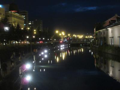 小樽運河の美しい夜景の写真に惹かれて北海道を再再訪　Vol.4　2023　～小樽芸術村・小樽運河クルーズ・夜景～