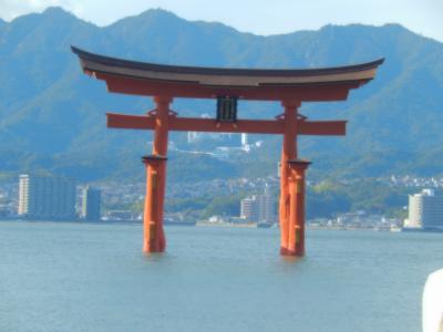 安芸の宮島と倉敷への秋の旅1　厳島神社