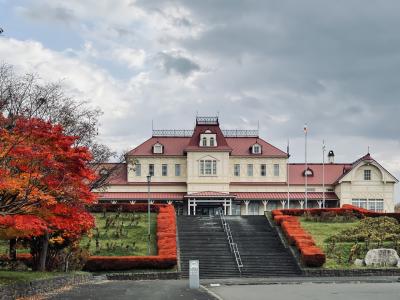 北海道開拓の村で　乗り鉄かなわず