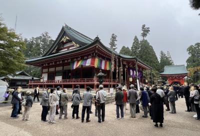 比叡山で４年に一度の行事に偶然出会う